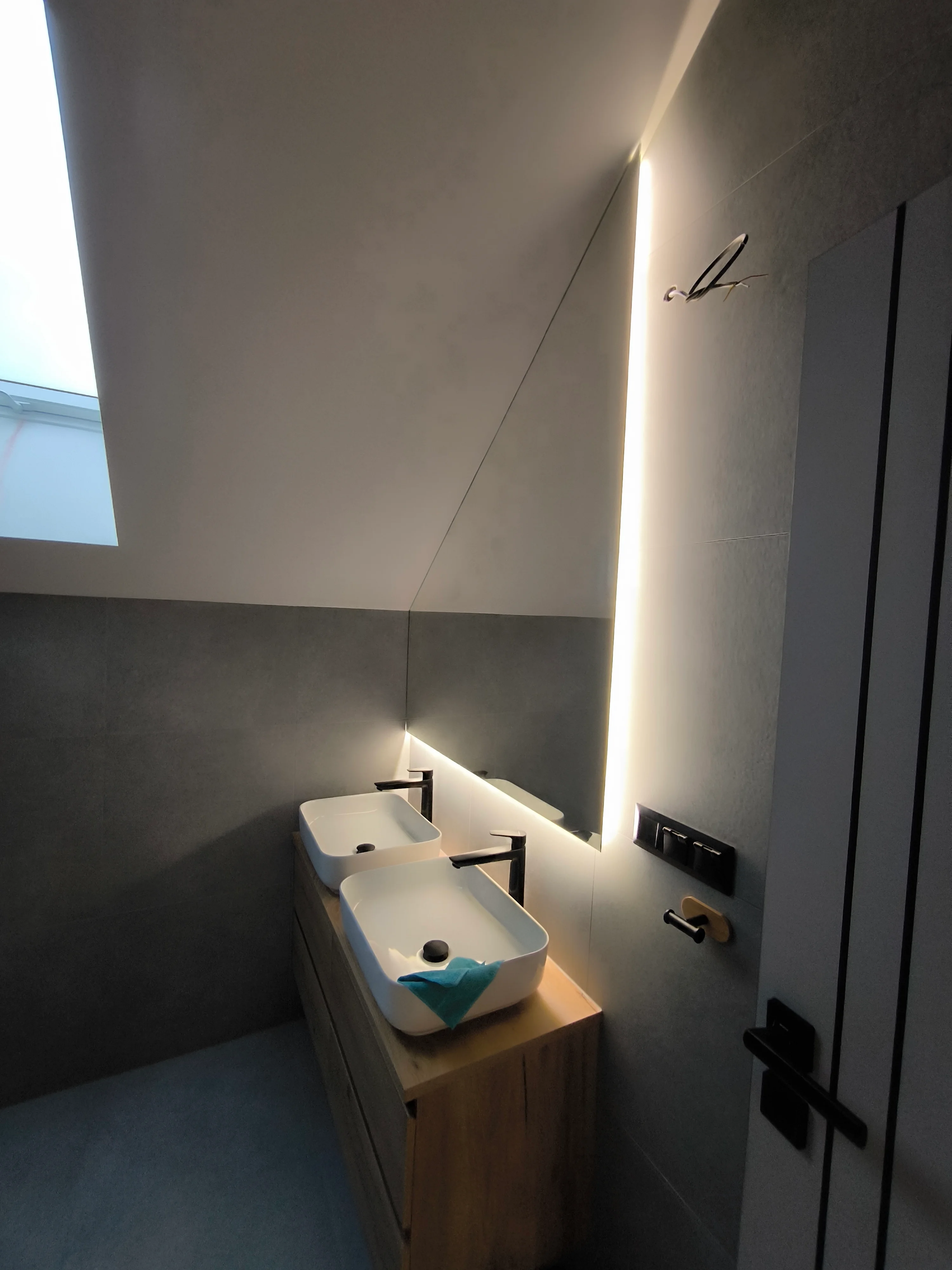 Elektroinštalácia kúpeľne a LED osvetlenia